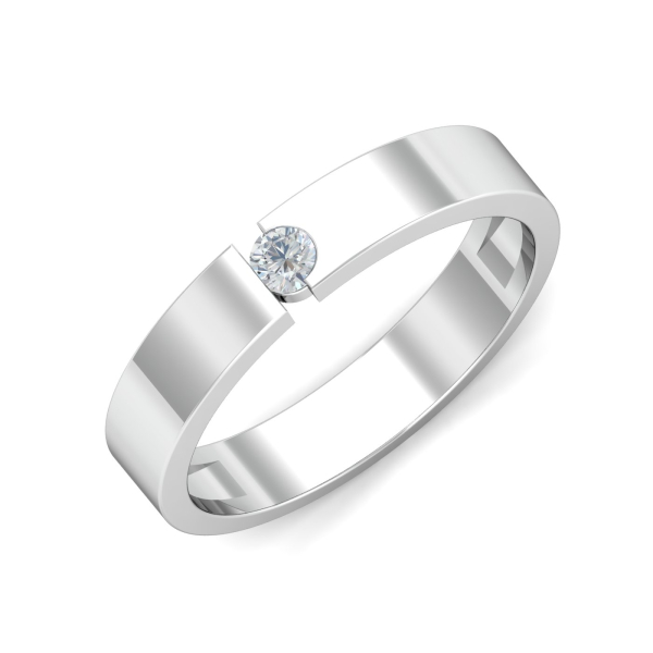 Zera Men's Solitaire Band