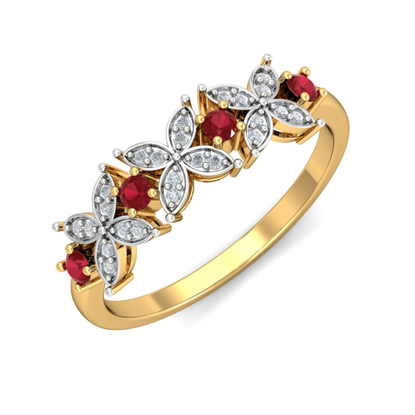 Petals Ruby Ring