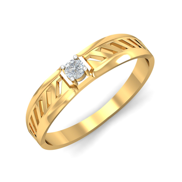 Daniel Solitaire Men's Ring