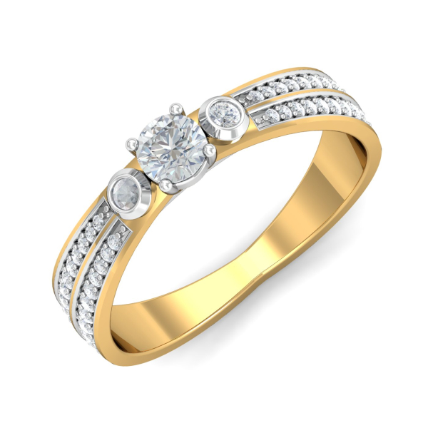 Liz 3-Stone Ring