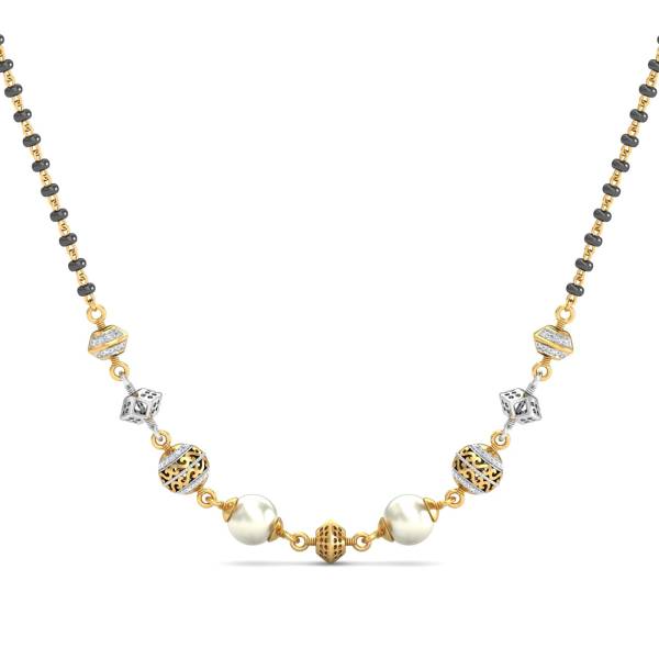 Tina Dual-toned Mangalsutra Pendant