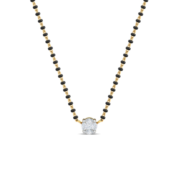 8 mm Solitaire Mangalsutra