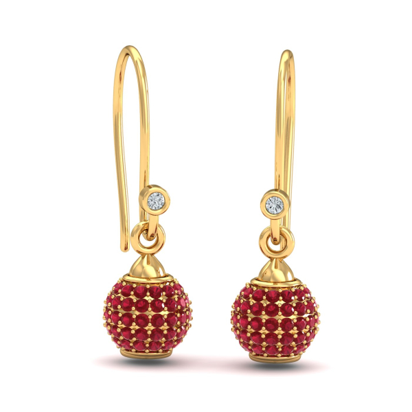 Utsav Changeable Ruby Earrings