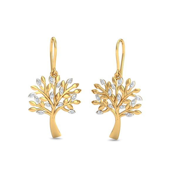 Tree of Life Hook Earrings