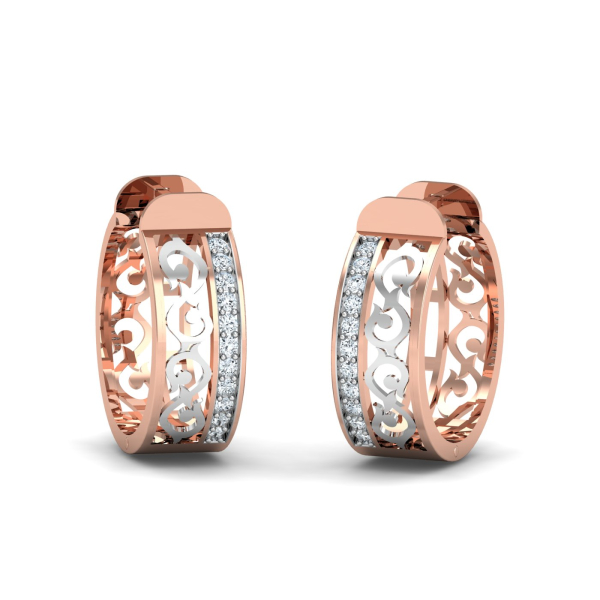 Divertido Filigree Hoop Earrings
