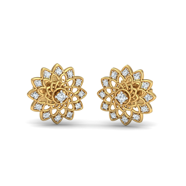 Cyda Motif Stud Earrings