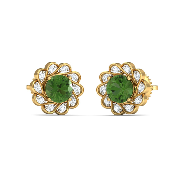 Emma Amethyst Stud Earrings