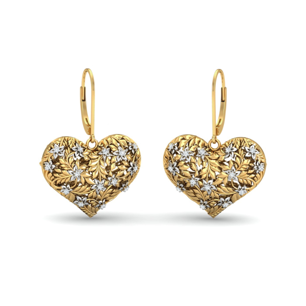 Swt-Heart Hoop Earrings