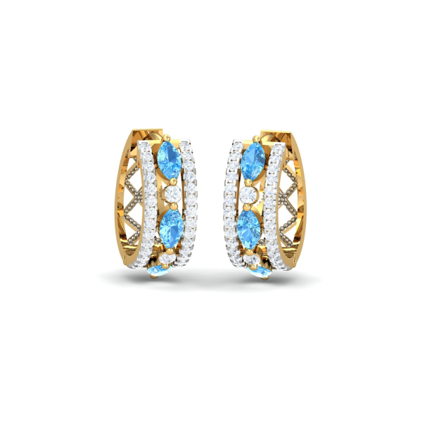 Paridhi Topaz Hoops