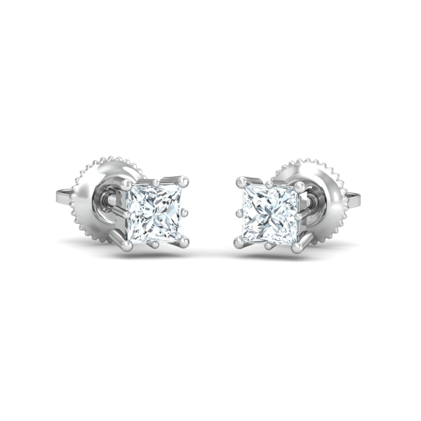 Parzva Solitaire Earrings