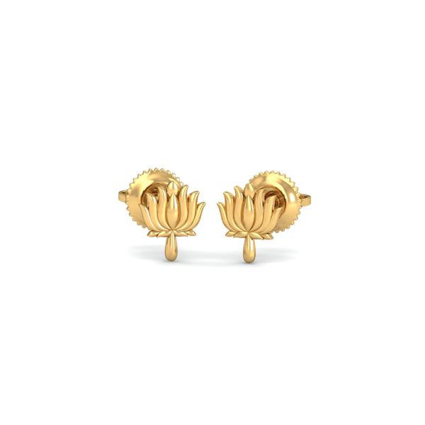 Lotus Gold Studs