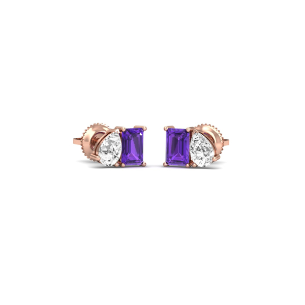 Aanya Amethyst Earrings