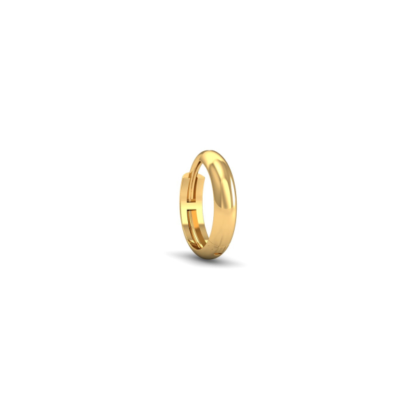 Basic Gold Mens Hoop