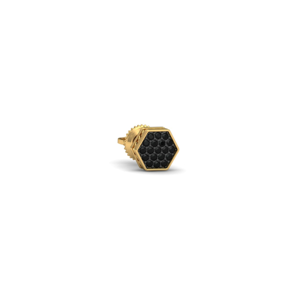 Ted Black Earring For Men