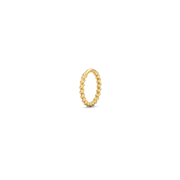 Twisted Gold Nose Ring