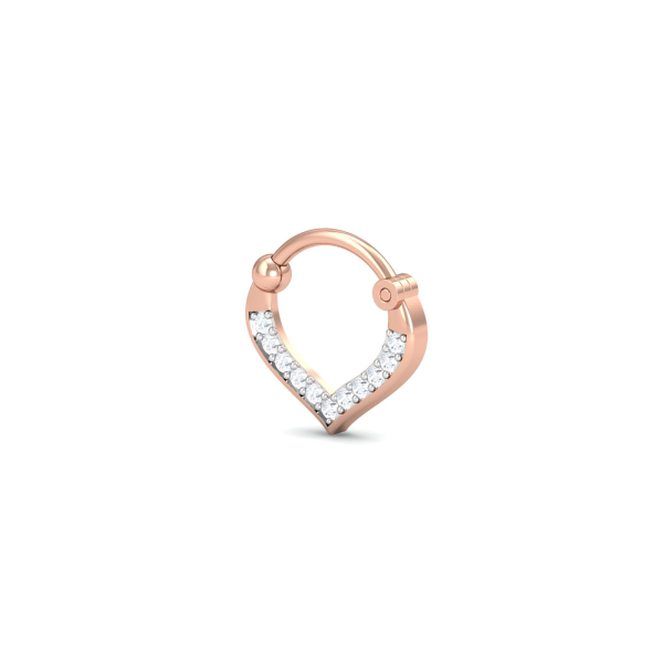 Trendy Rose Septum Ring