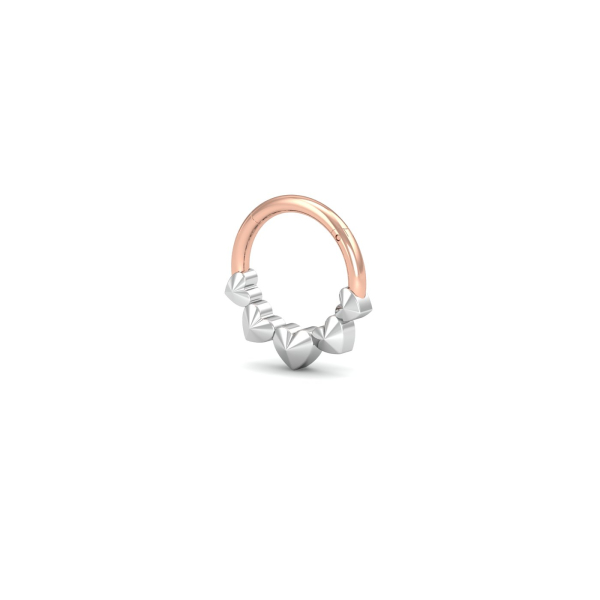 Hearts Septum Ring