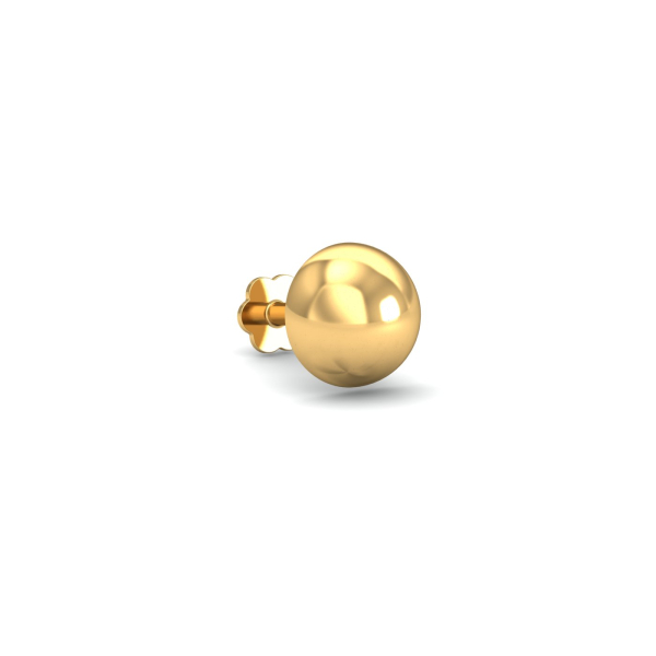 Gold Button Nose Stud