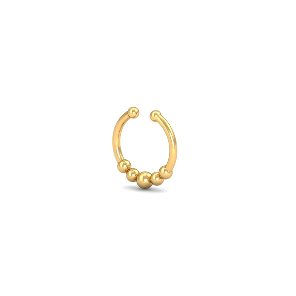 Beads Non Pierced Septum Ring