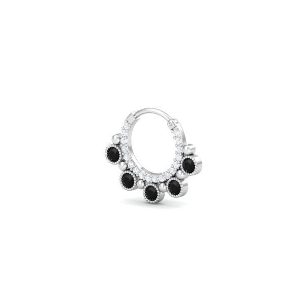 Midnight Black Septum Ring