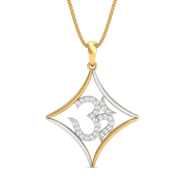 Om Diamond Pendant