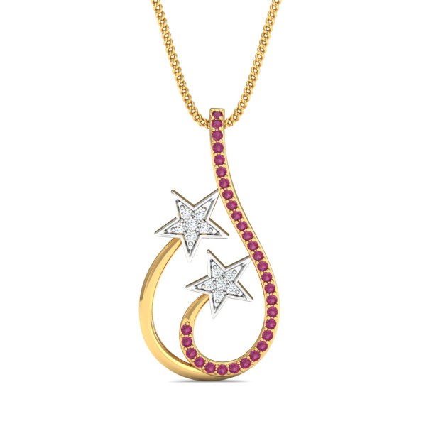 Étoile Pink Sapphire Pendant