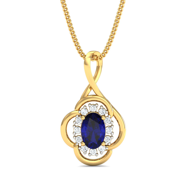 Sapphire Sparkle Pendant