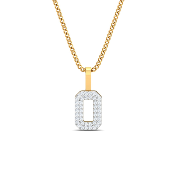Number 0 Diamond Pendant