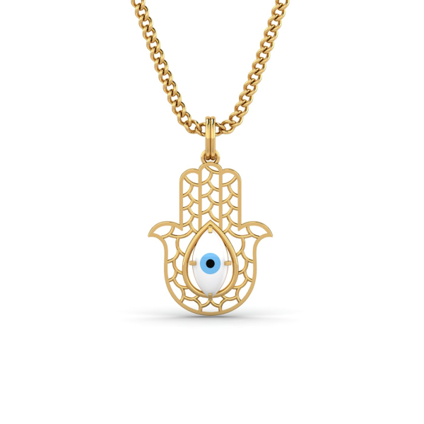Whispering Hamsa Pendant