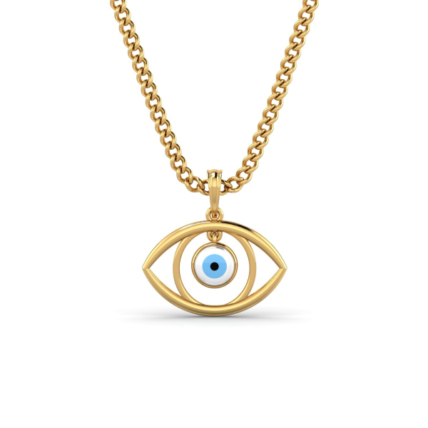 Minimal EvilEye Pendant