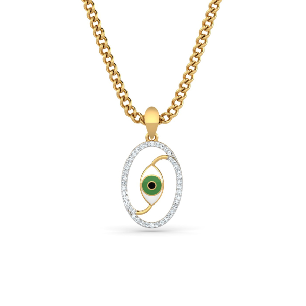 Green EvilEye Pendant