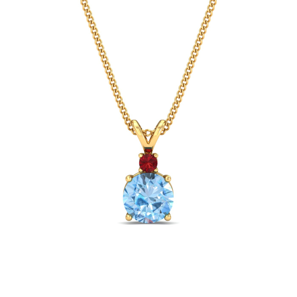 Topaz Ember Pendant