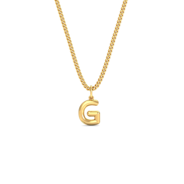 Balloon G Initial Pendant