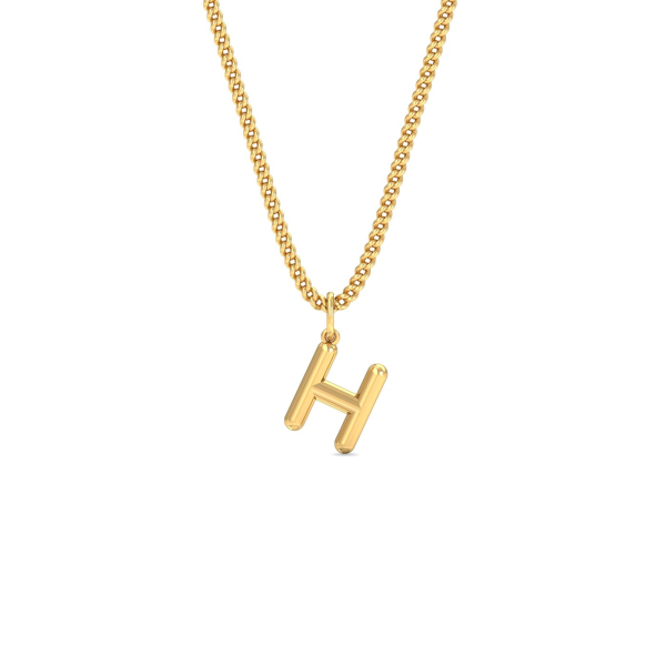 Balloon H Initial Pendant