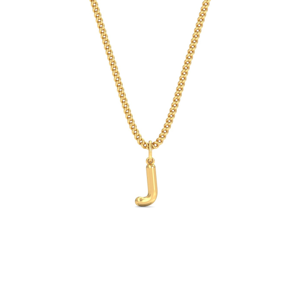 Balloon J Initial Pendant