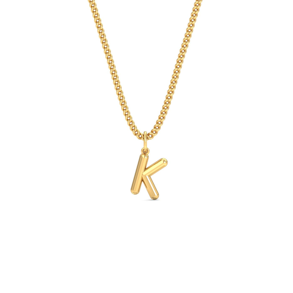 Balloon K Initial Pendant
