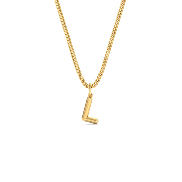 Balloon L Initial Pendant