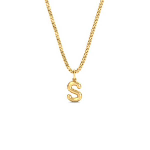 Balloon S Initial Pendant