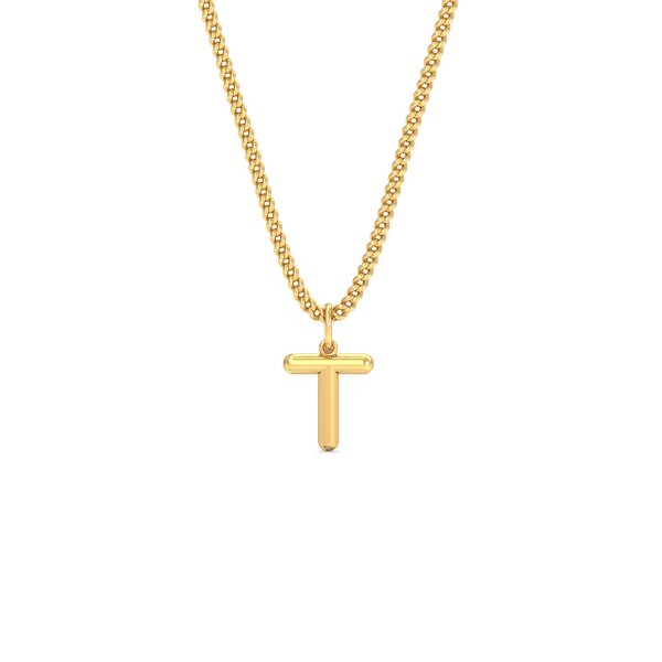 Balloon T Initial Pendant