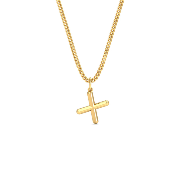 Balloon X Initial Pendant
