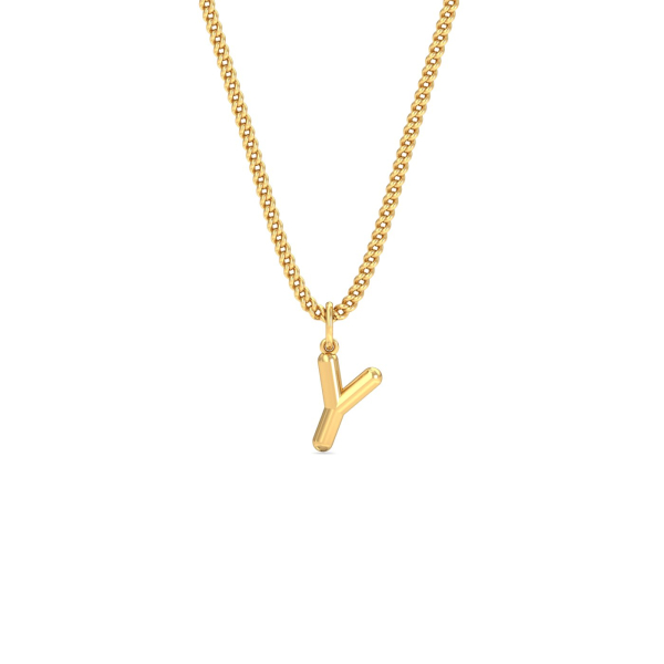 Balloon Y Initial Pendant