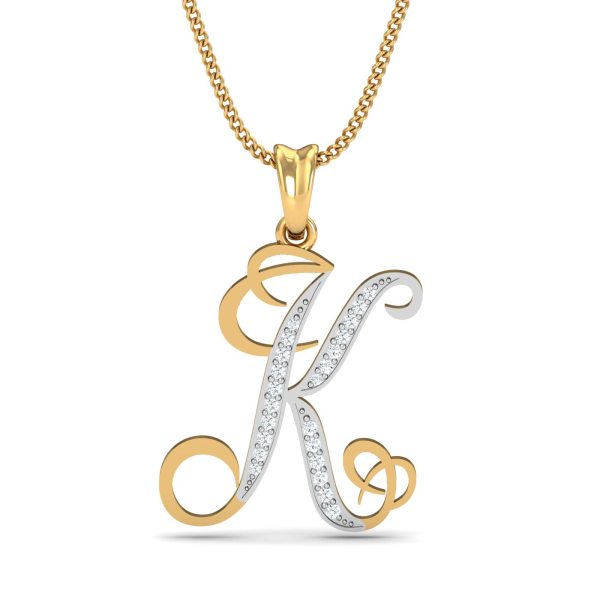 K Initial Pendant