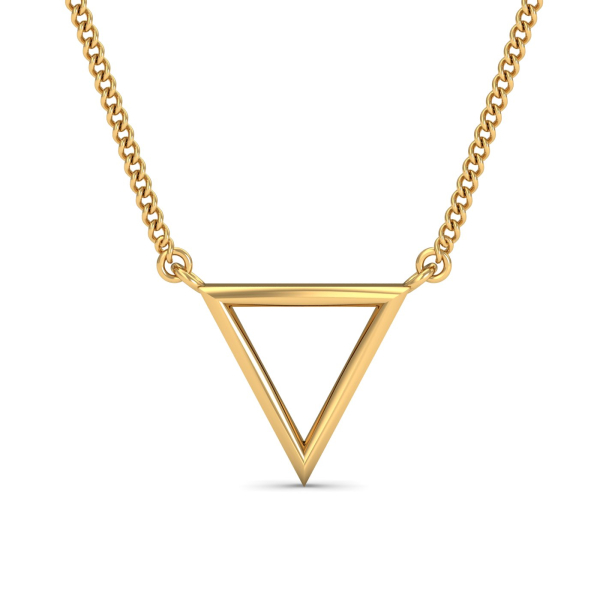 Triangle Double Loop Pendant