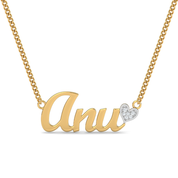 Anu Double Loop Heart Pendant