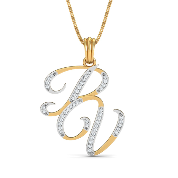 PV Initials Pendant