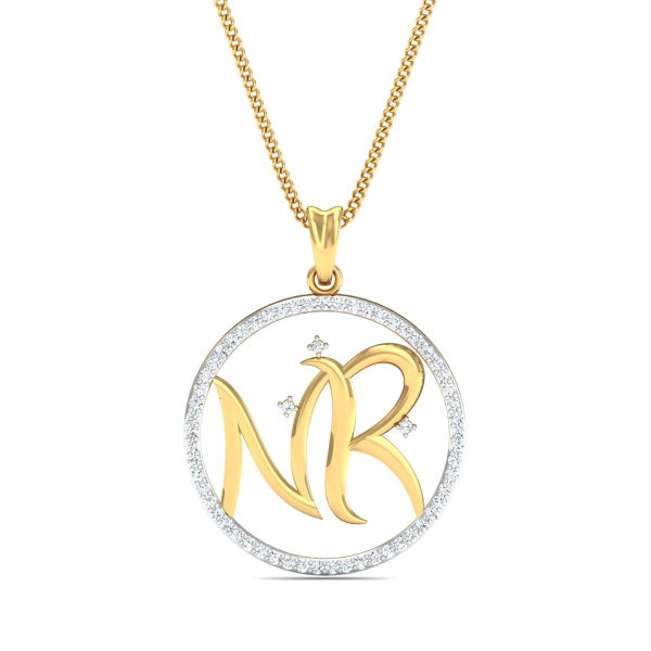 NR Initials Pendant
