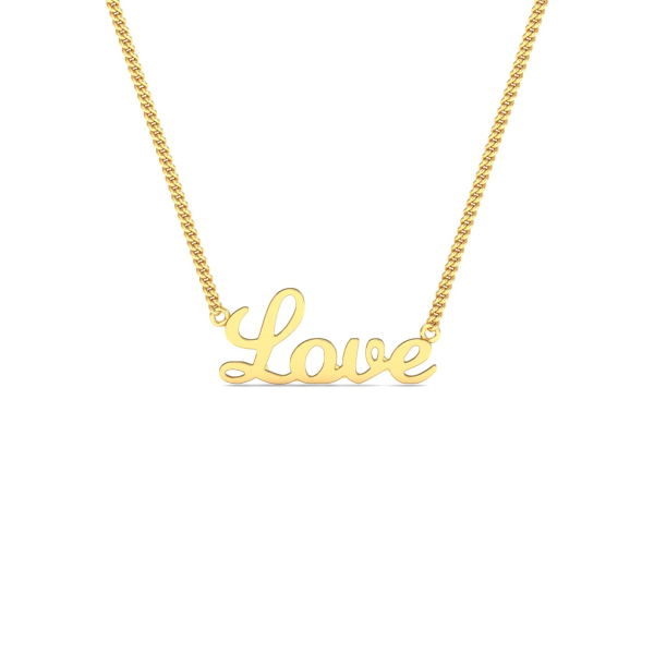 Gold Love Pendant