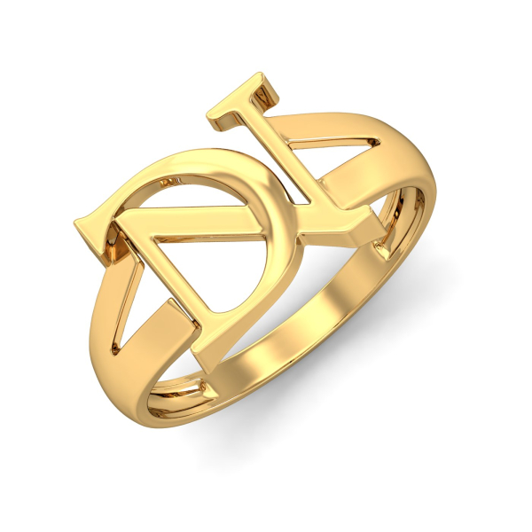 DN Initials Ring