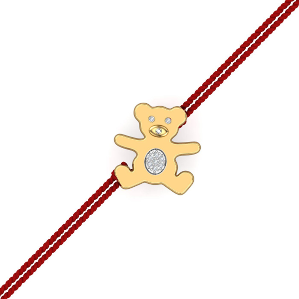 Bear Kids Rakhi Pendant