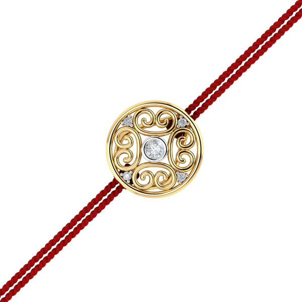 Vintage Gold Rakhi Pendant